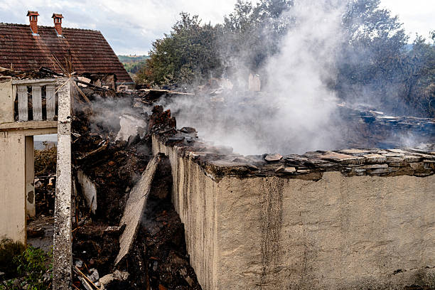 Professional Fire Damage Removal technician working in Marcus Hook, PA